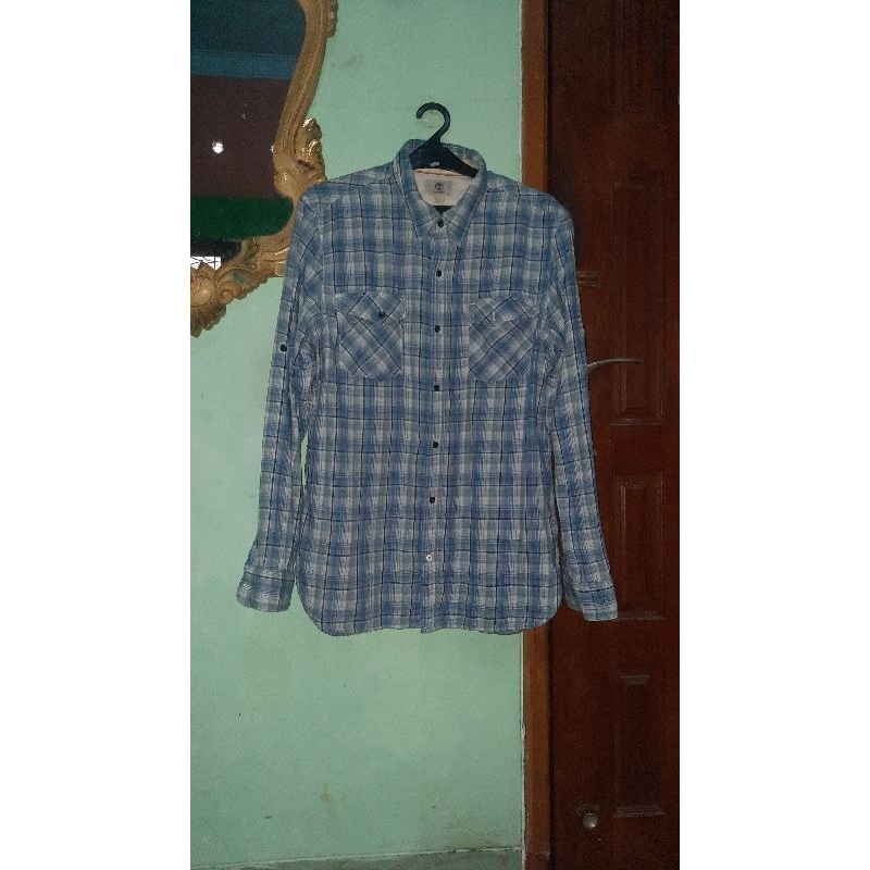 Timberland flannel shirt t kemeja original flanel