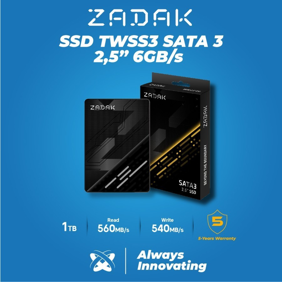 Zadak TWSS3 SSD 1 TB Sata 2.5 Inch | 1 TB