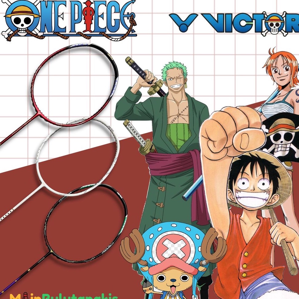bs Raket Badminton Victor One Piece Enma  Wado Ichimonji  Sandai Kitetsu