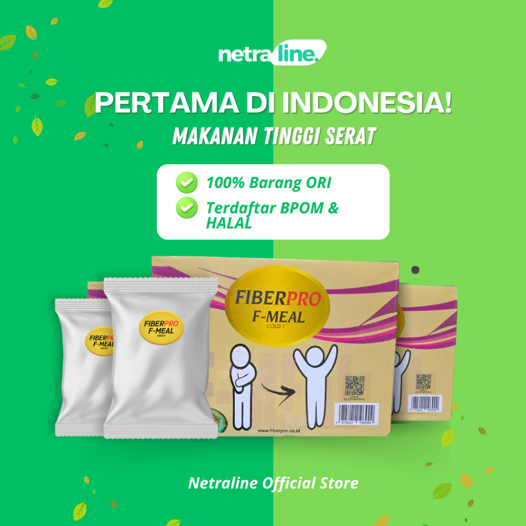 

Fiberpro F-Meal gold konyaku porang untuk kesehatan 1 Sachet 80gr
