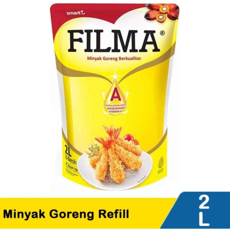 

Minyak Goreng Filma 2000 ml / minyak / kebutuhan dapur / kebutuhan rumah tangga