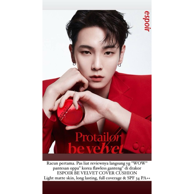 ESPOIR BE VELVET COVER CUSHION