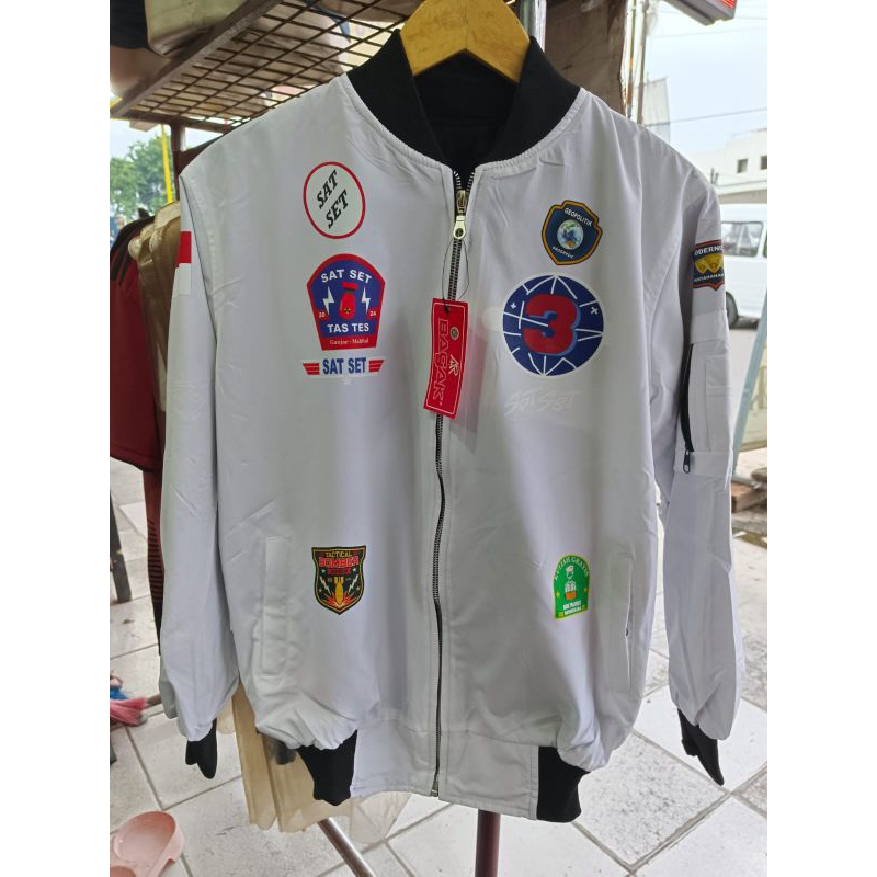 Jacket White Elegant Top GUN Sat set Capres 3