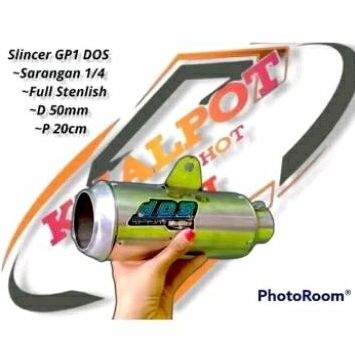 KNALPOT DOS GP1 SLINCER ONLY DIAMETER 50CM