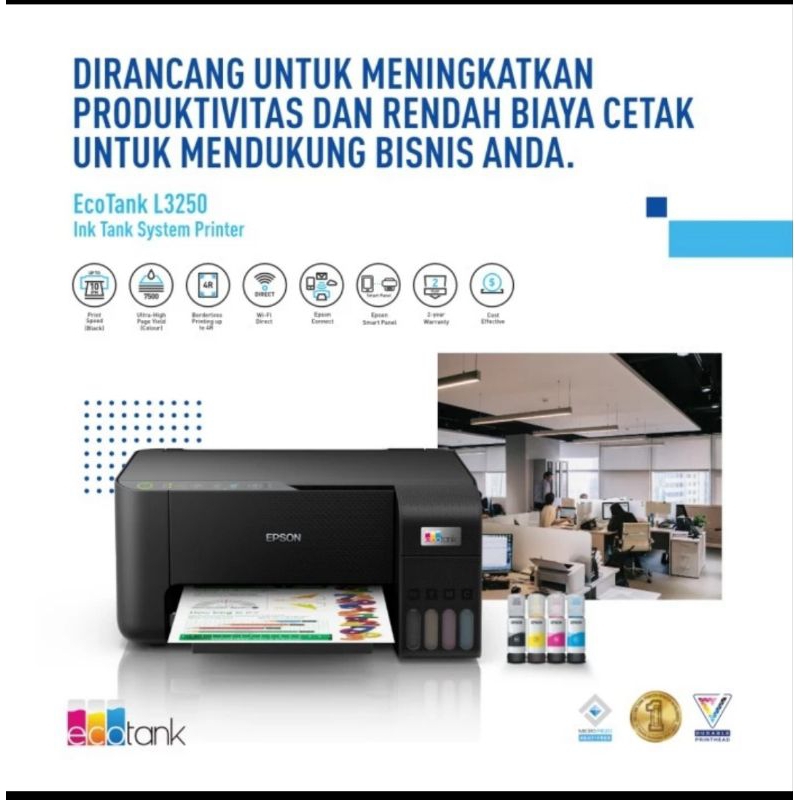 Printer Epson L3250 EcoTank  Multi-Fungsi With Wifi