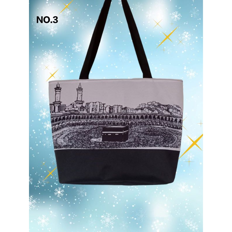 Tote bag kanvas/tas motip arab/tas oleh oleh arab