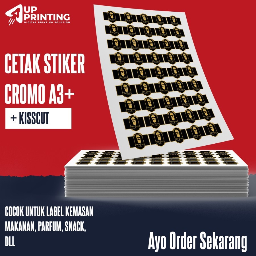 

CETAK STIKER Cromo A3+ Label Murah