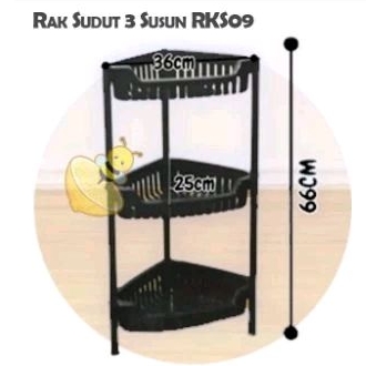 Rak Sudut 3 Susun Elco