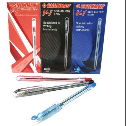 

Pen / Pulpen / Ballpoint V1 0.7 Snowman (12PCS)