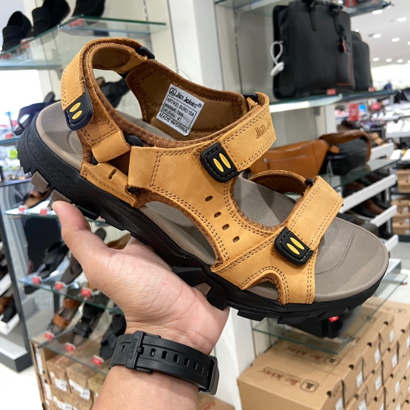 Jim Joker sandal pria model sandal gunung super keren dan comfy bahan 100% kulit 39-44