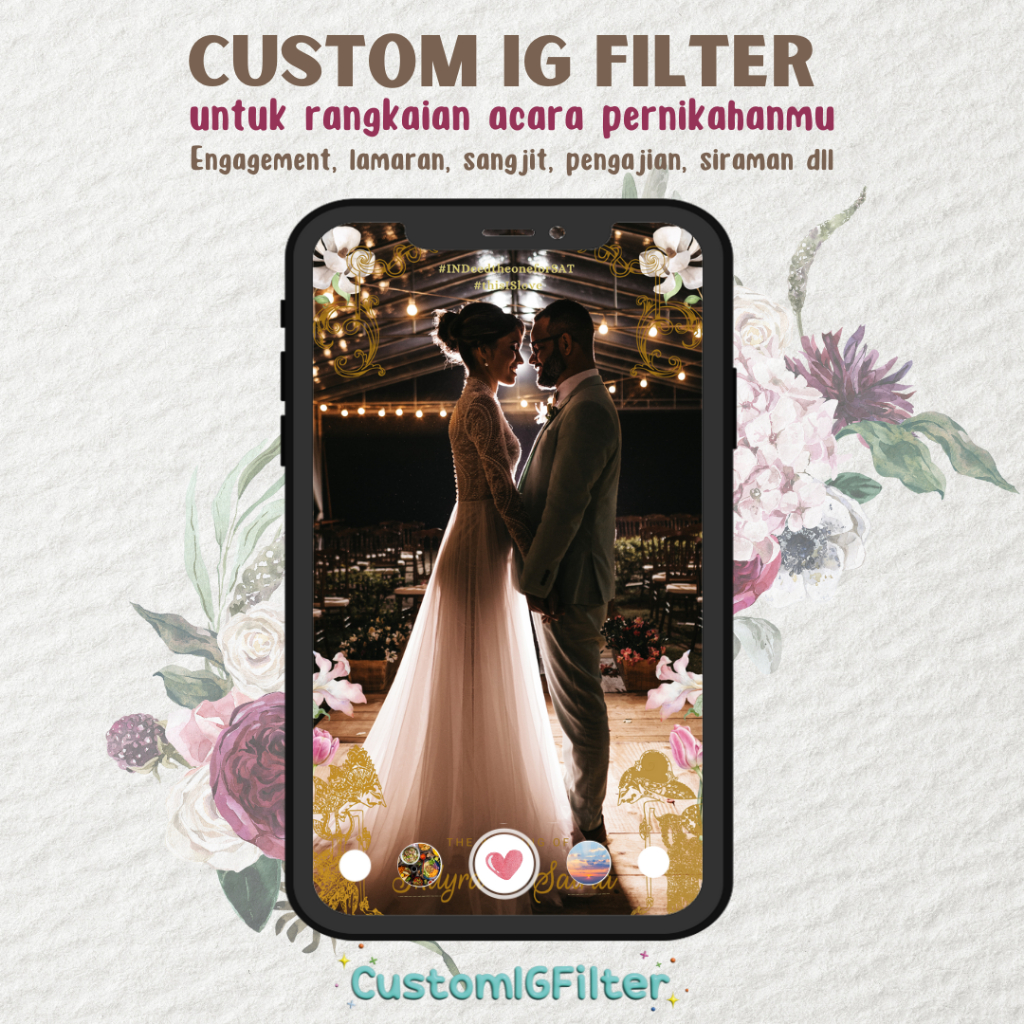 Filter Instagram Wedding