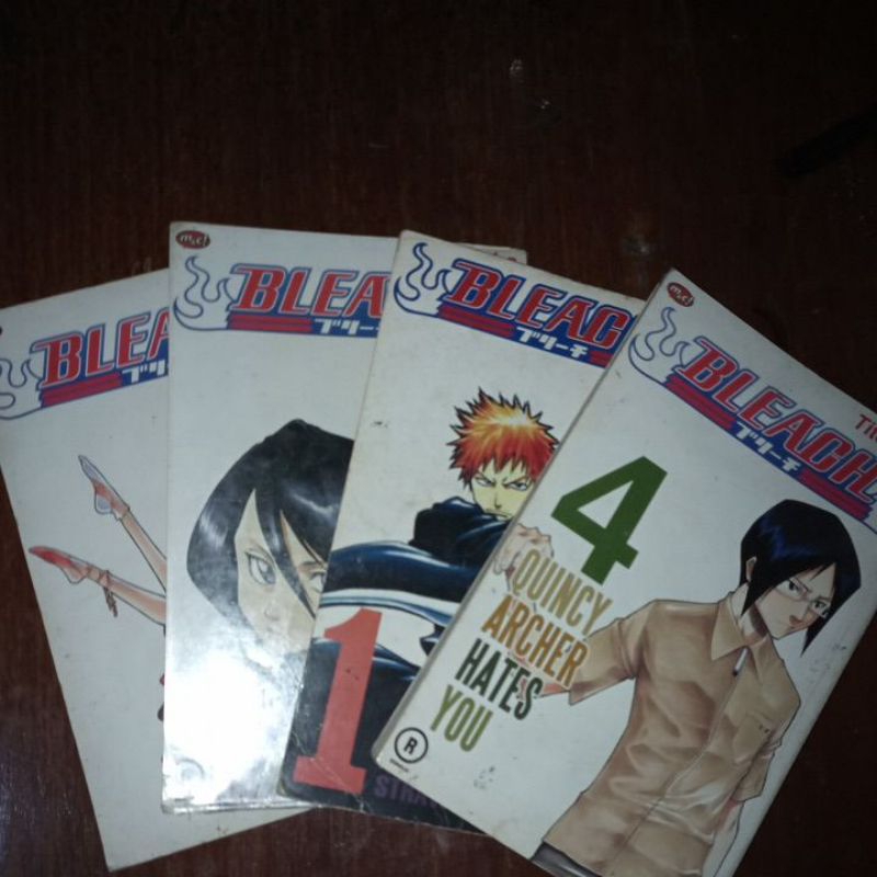 komik Bleach vol 1,2,3,4