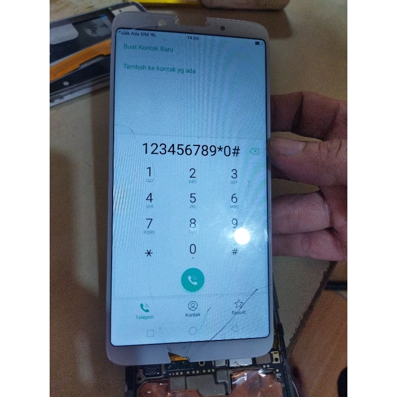 Lcd Oppo F5 Minus Retak