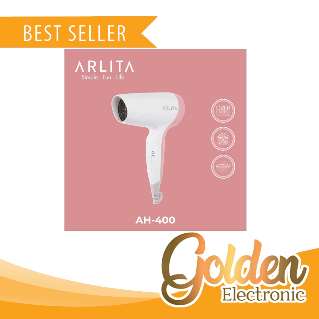 Arlita Hair Dryer Pengering Rambut AH-400 AH-401 AH-402 400 Watt 400W