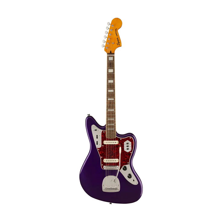 Squier FSR Classic Vibe 70s Jaguar Electric Guitar - Purple Metallic