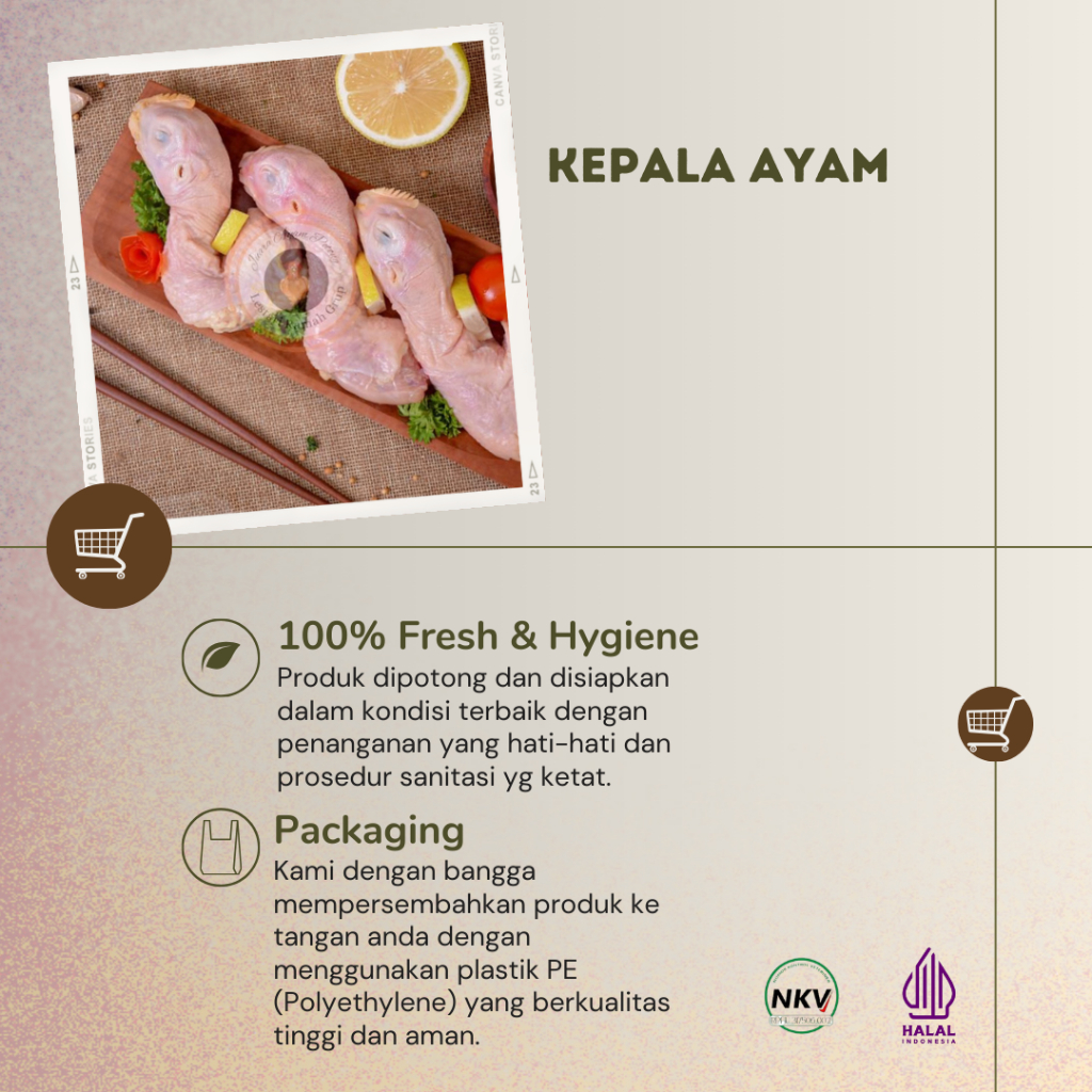 

Kepala Ayam Fresh 1Kg