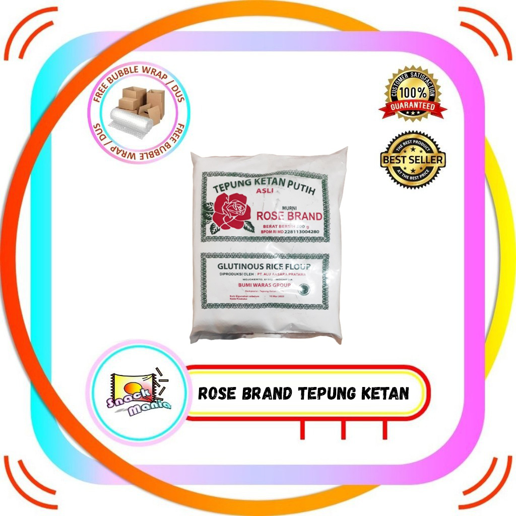 

Rose Brand Tepung Ketan Putih 500 gram