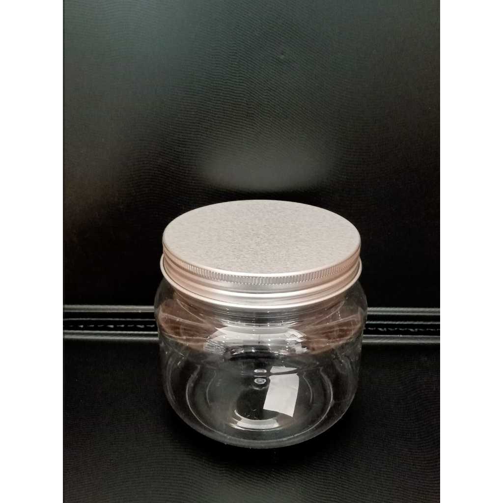 Toples Polos 500ml tutup aluminium/Toples Kue/Toples Plastik
