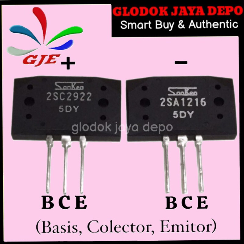 TRANSISTOR SANKEN A1216 & C2922 5DY ORIGINAL
