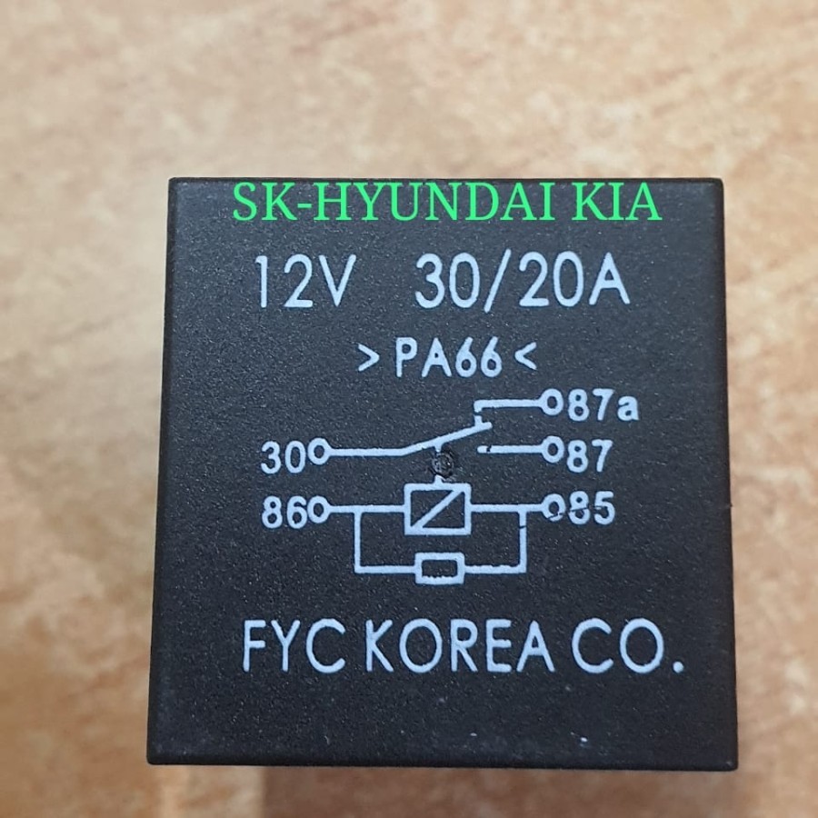 RELAY MOBIL HYUNDAI KIA SOCKET SOKET 5  ( 39160-22020 )