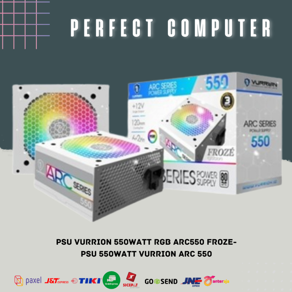 PSU VURRION 550WATT RGB ARC550 FROST -PSU 550WATT VURRION ARC 550