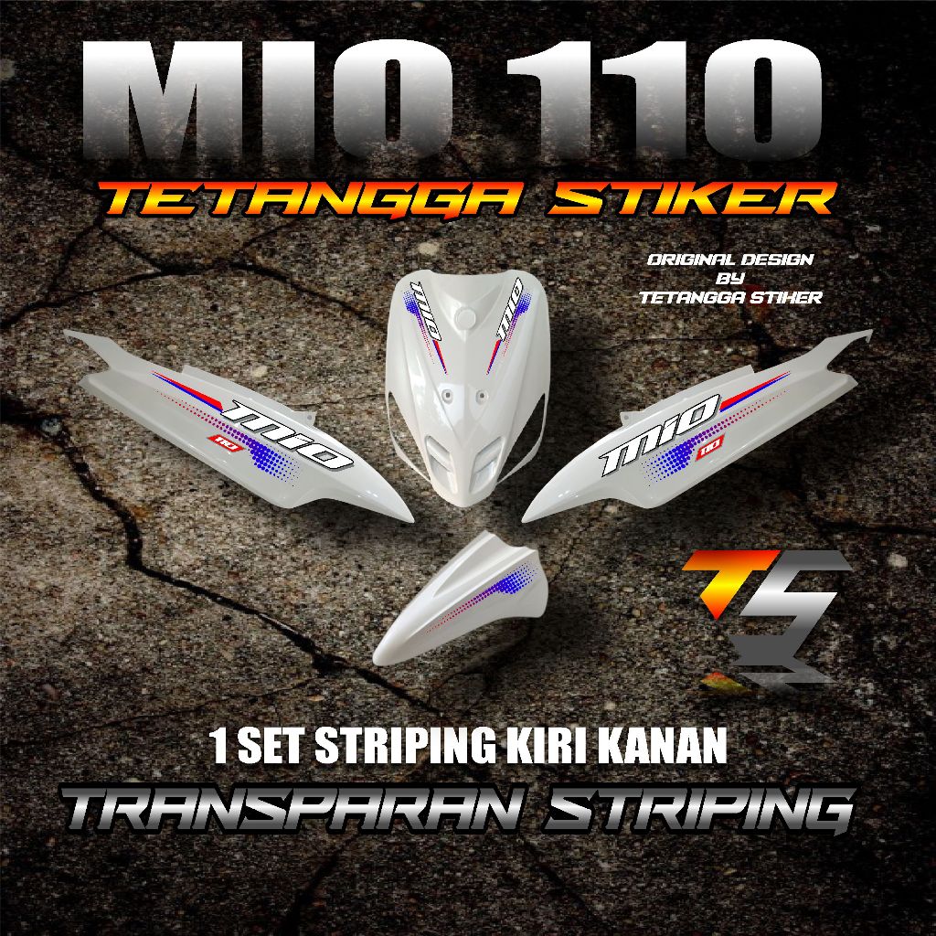 STRIPING MIO SPORTY TRANSPARAN - STIKER TRANSPARAN MOTOR MIO SPORTY 03
