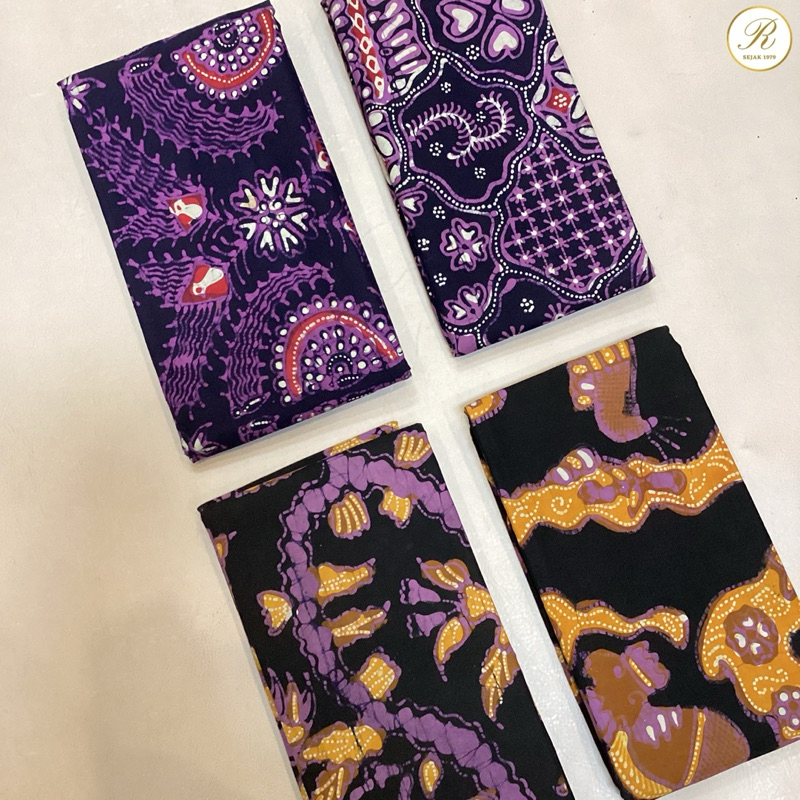 [KAIN BATIK TULIS UNGU] KAIN BATIK TULIS RAHAYU PREMIUM METERAN PAKAIAN WANITA / KADO / SOUVENIR / S