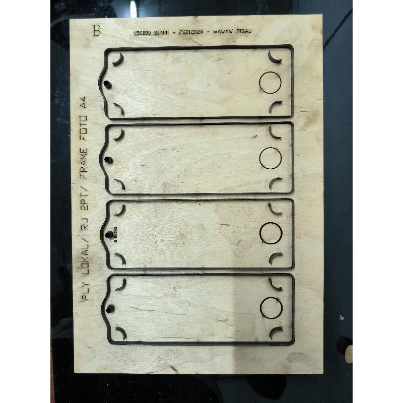 

PISAU FRAME PHOTO BOOTH - PISAU POND CUSTOM - DIECUT