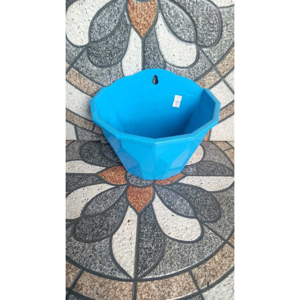 Pot bunga dinding /pot tempel NKT Diamond 1820 warna warni