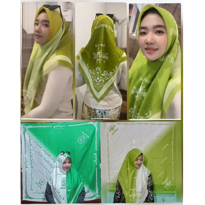 terlaris Jilbab Hijab Kerudung segi empat voal Muslimat NU Hijab Jilbab koran Arab Indo Hijab Jilbab