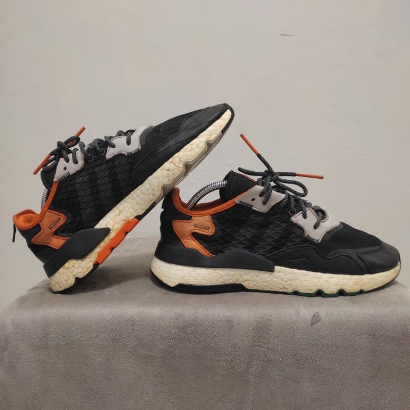 Adidas Nite Jogger Black Grey Orange