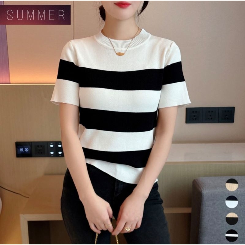 SC-6306 ALAIA TOP IMPORT BKK - Atasan Rajut Premium Import Bangkok Atasan Rajut Wanita Atasan Rajut 