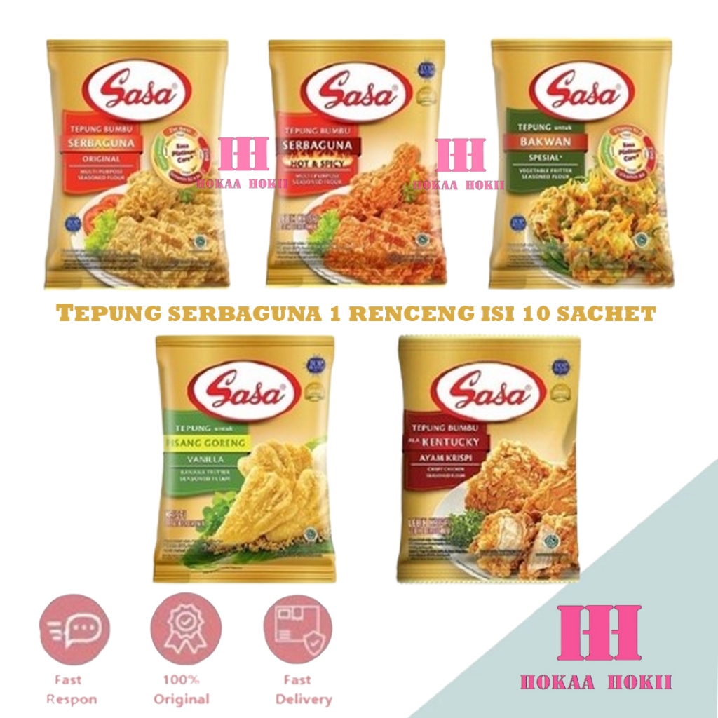 

Sasa Tepung Bumbu Serbaguna Renceng 10pcs x 30gr