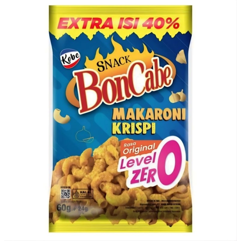 

Boncabe Makaroni Level 0 [60gr + 24gr]