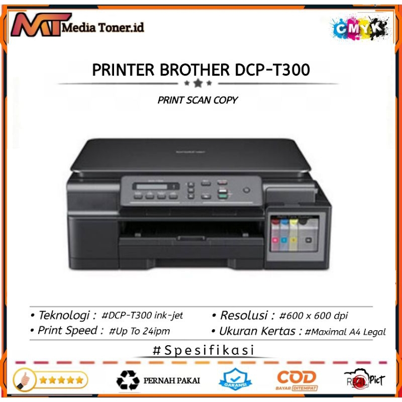 Printer Brother dcp-T300 print scan copy multifungsi