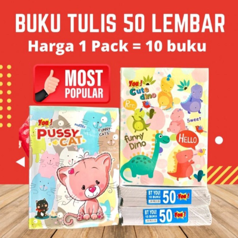 

KODE B3H5 1pcs MURAAH Buku Tulis 5lbr BP