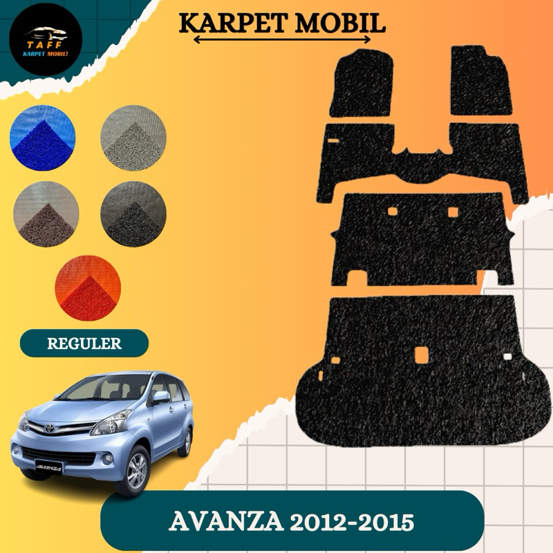 KARPET MOBIL AVANZA & XENIA  2012-2015 & KARPET MOBIL MIE AVANZA & XENIA 2012-2015