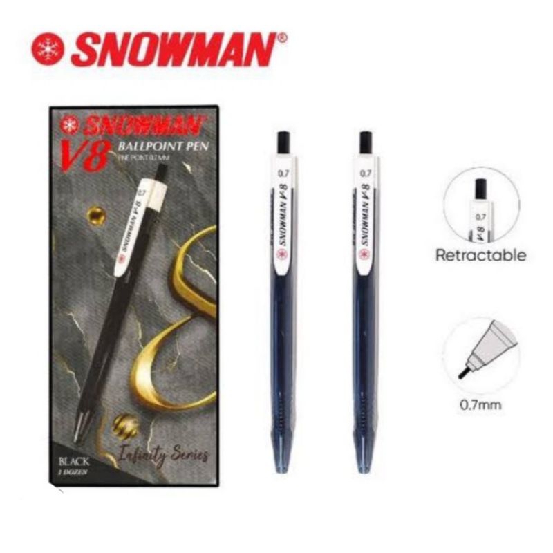 

Pen Snowman V-8 /gros