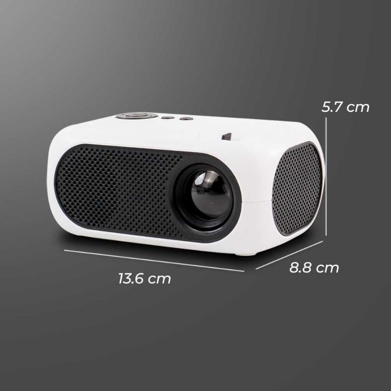 Proyektor Mini LCD Full HD 1080P 3000 Lumens Home Theater - M24