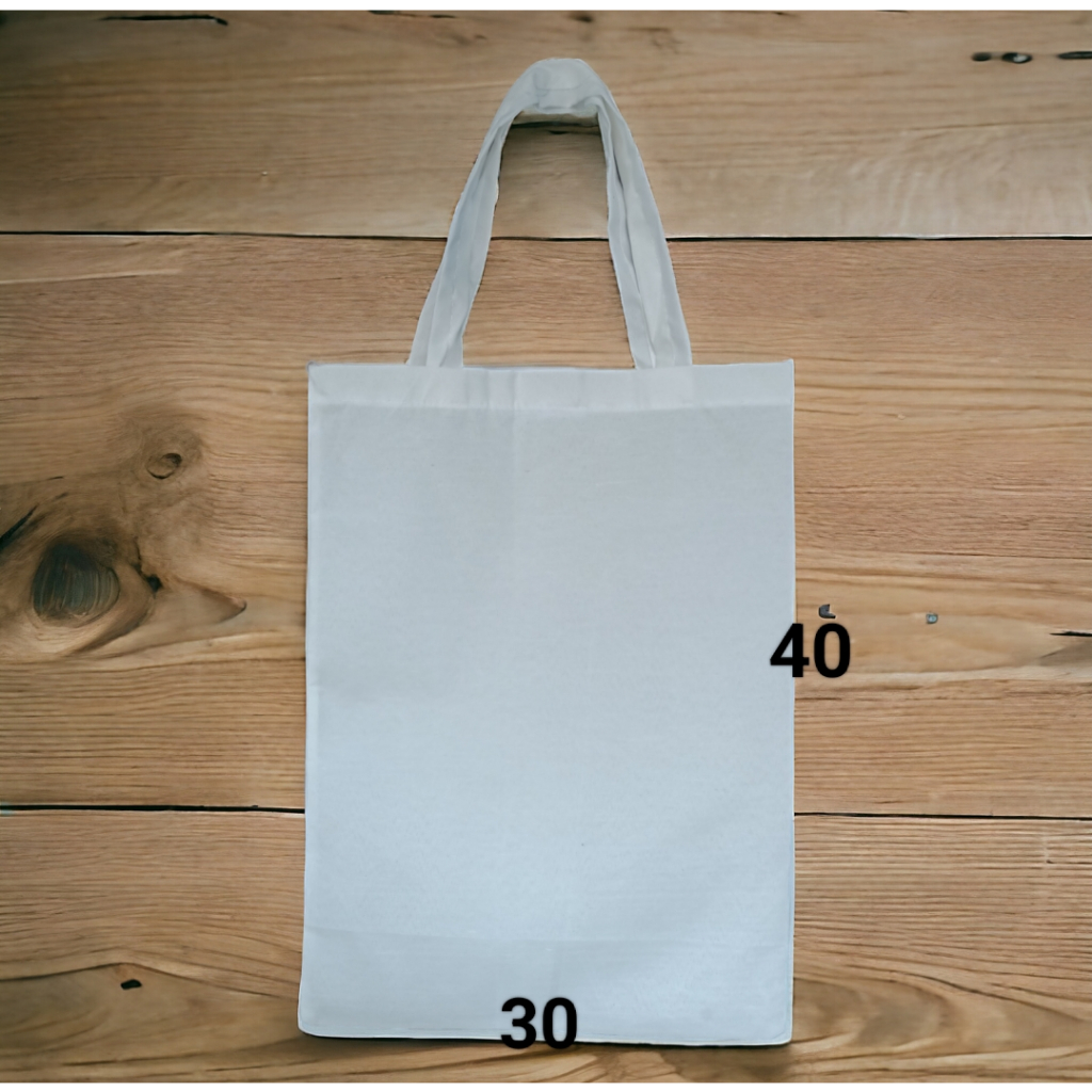 Tas blacu / Tote bag blacu / tote bag lukis / Tote bag putih polos ukuran 30x40
