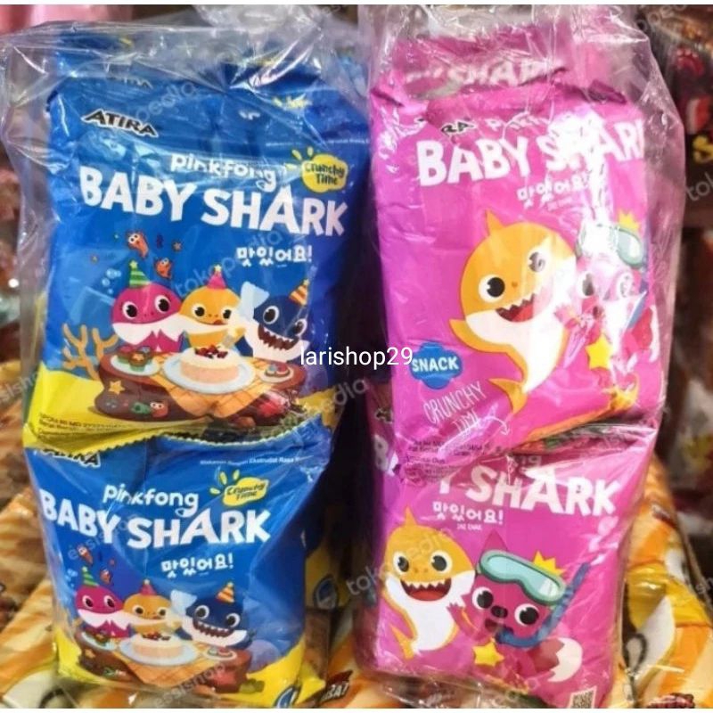 

SNACK BABY SHARK JAJANAN ANAK BERHADIAH UANG/MAINAN isi 10pcs