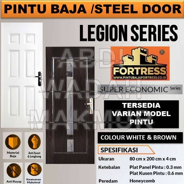 PINTU BAJA METAL DOOR ( FORTRESS ) LEGION SERIES SUPER ECONOMIC