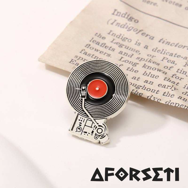 PIN ENAMEL “VINYL 2” BROS PIN/ PIN MURAH / PIN COUPLE / PIN AESTHETIC / PIN LUCU / PIN BUTTON / PIN 