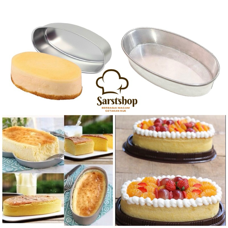 loyang cheese cake oval 20x10x5