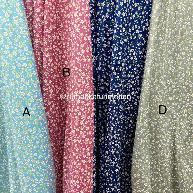Japan Cotton Katun Jepang Bunga Kecil