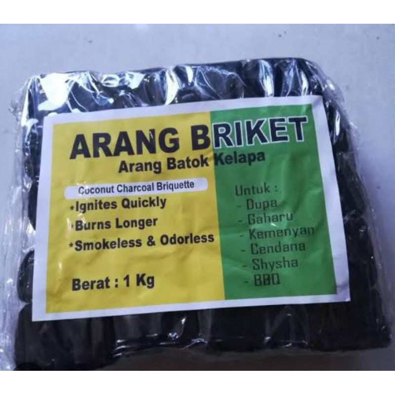 ARANG Batok Kelapa Kemasan 1Kg UMKM