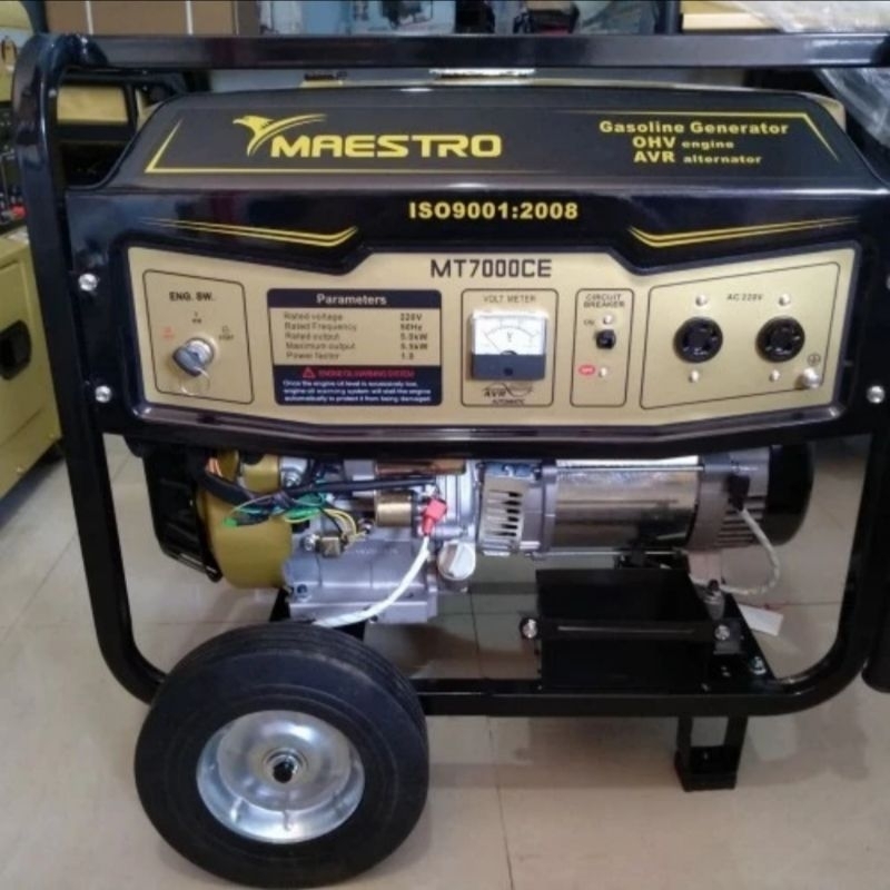 Mesin Genset Maestro MT7000CE 5500 Watt Starter Originall