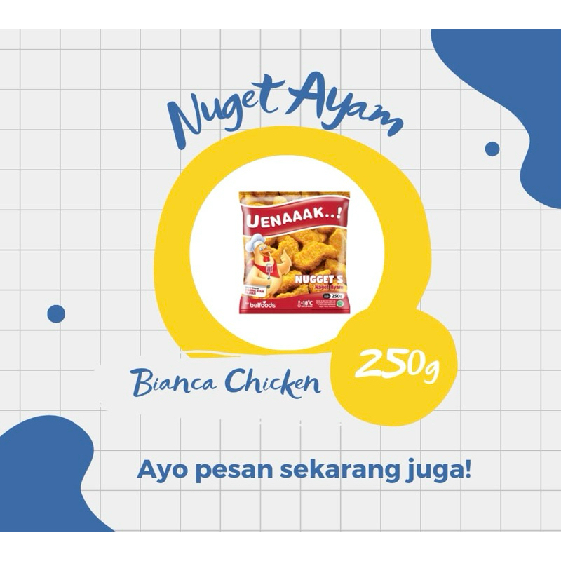 

Belfoods chicken nuget uenak 250gr