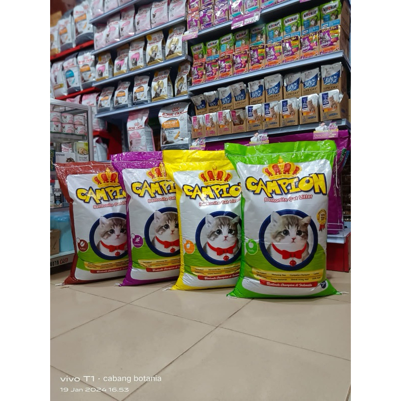 pasir campion pasir gumpal 25 liter