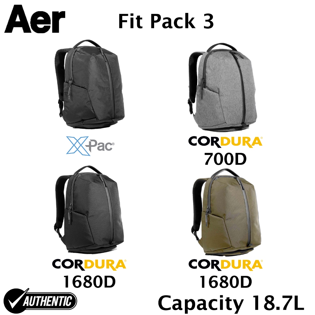 Aer Fit Pack 3 Gym Backpack/Bag/Tas Ransel